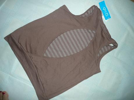 Tričko tílko moderní vel 14/15 let 164-170, new look,158 / 164