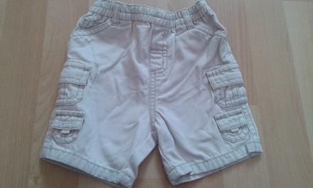 Kraťasy kapsáčové next - smetanové - 3-6 měs. , next,74