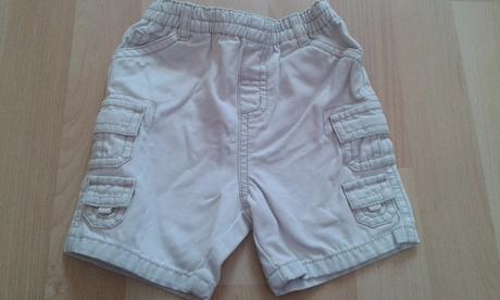 Kraťasy kapsáčové next - smetanové - 3-6 měs. , next,74