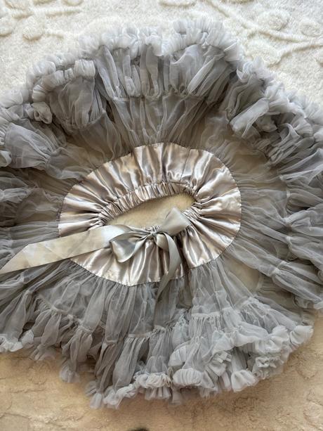 K1/ sukně tutu šedá - v.cca 5/8 let, 122