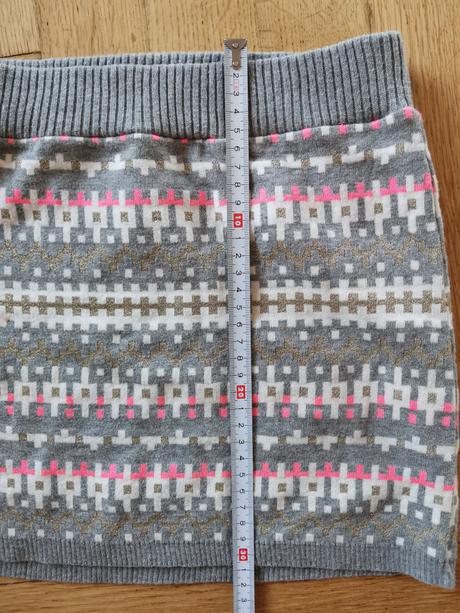 Sukně sukýnka pletená na zimu vel. 122 /128, h&m,122