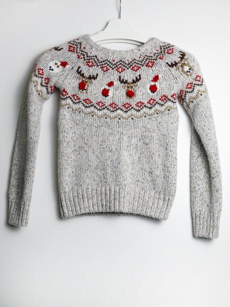 Vánoční svetr, c&a,128