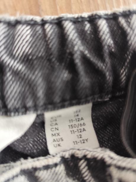 Džíny hm vel. 152, h&m,152