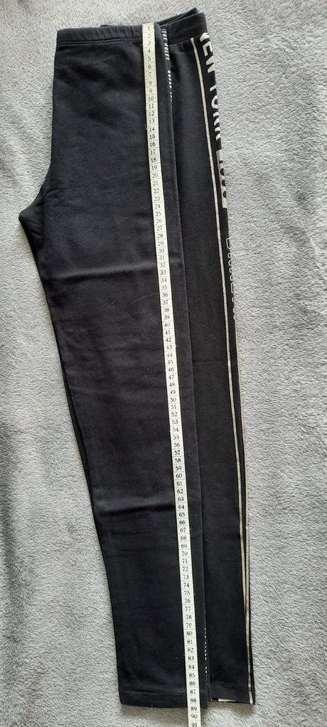 2x legíny/tepláky s nápisy - cena za 2 ks, c&a,176