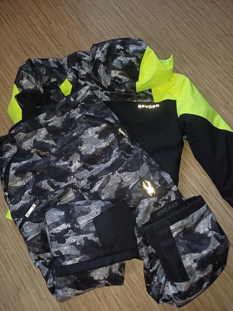 Lyžařský komplet, souprava, set spyder vel.20-176, 176