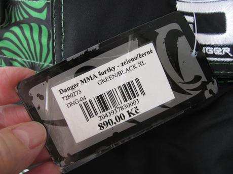 Danger mma shorts- sportovní šortky, xl