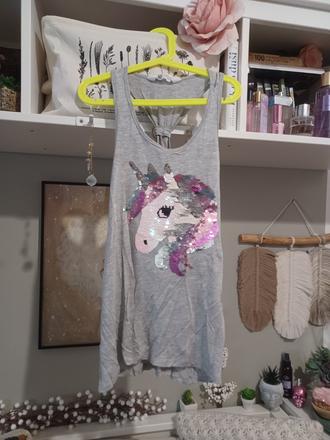 Top s měnícími flitry 170 / s-m, h&m,164