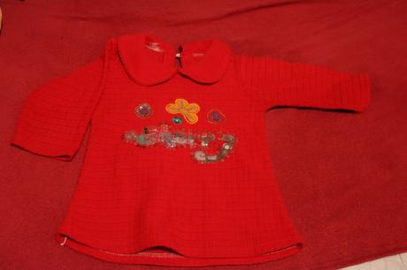 Dívčí halenka motýlek a srdíčka, 98