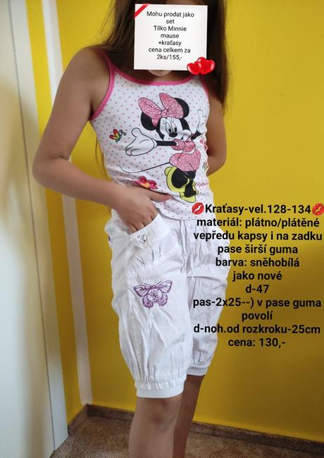 Kraťasy -vel.134, 134