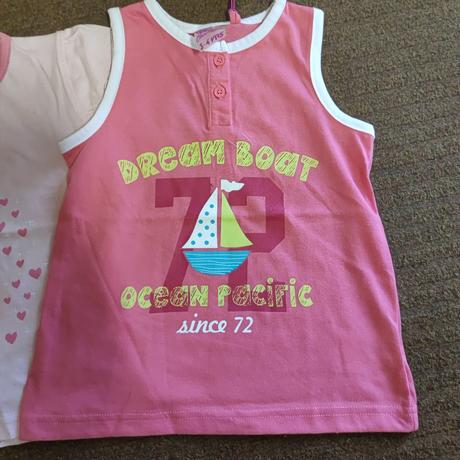 Tričko tílko loďka vel 3-6 l 3/4 + 5/6, miss fiori,98 / 104 / 110 / 116