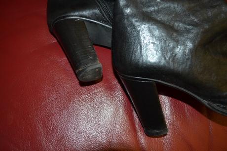 Italské kožené kozačky vel.38, 38