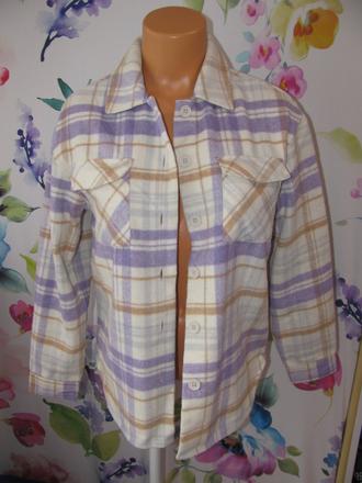 Dívčí károvaná bundokošile se zapínáním, sinsay,152