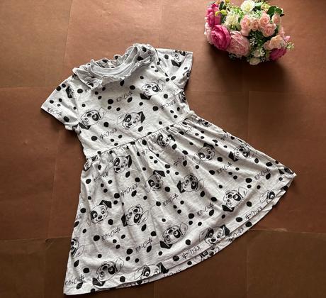 Ob/ šaty 101 dalmatin šedé - v.2/3 roky, disney,98
