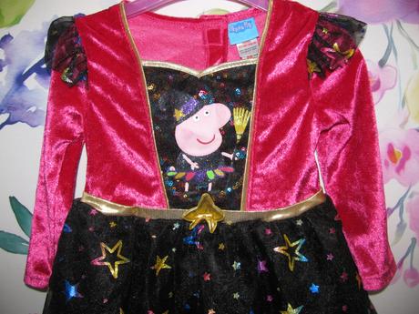 Kostým - šaty čarodějný peppa pig,