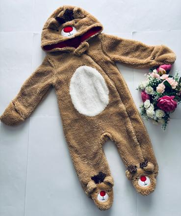 Overálek huňatý sob - v.6/9 měs, 74