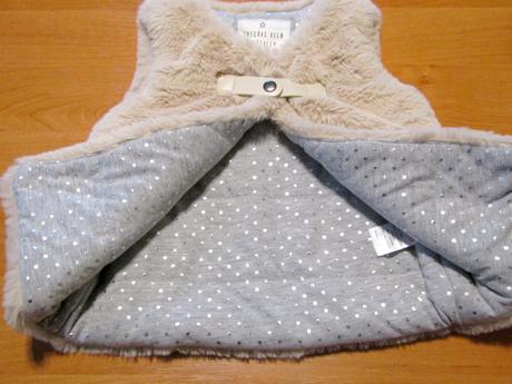 Krásná kožíšková vestička vel 86-92 cm, 92