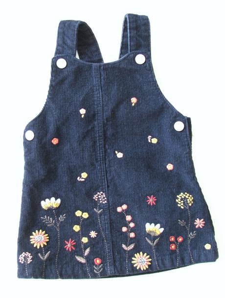 P592 manšestrová šatovka / sukně s laclem vel. 74, f&f,74