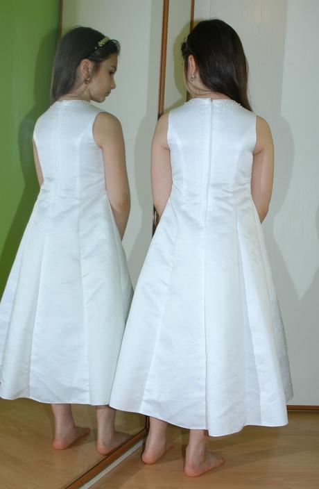 Společenské dívčí šaty družička + bolerko, 134