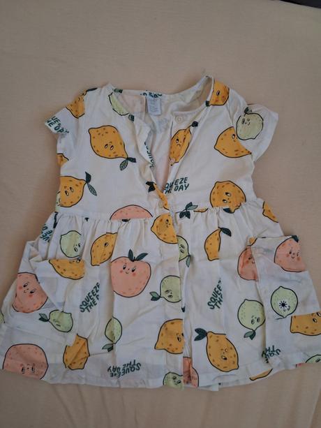 Šaty s citrony, lindex,80