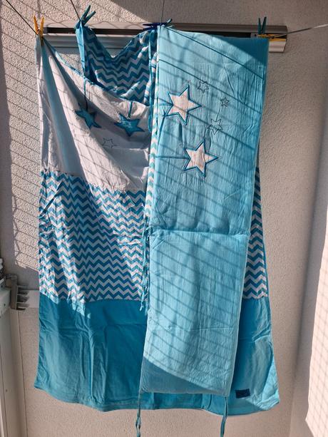 Povlečení s mantinelem do dětské postýlky, šířka (cm): 60,délka (cm): 120