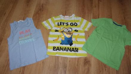 Trička vel. 110/116, 110