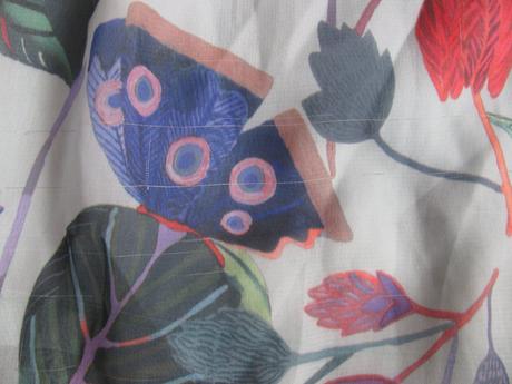 Letní květované dívčí šaty, h&m,146