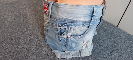 Rif šortky zn."simply chic" vel."s/36", denim,s