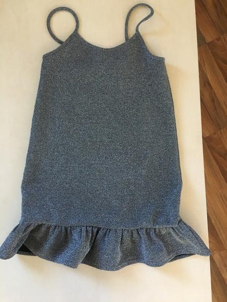 Stříbrné minišaty/top, vel xs/s, v by very, s