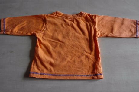 Oranžové monster triko - vel. 68, pepco,68