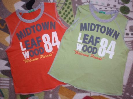 Triko-tričko-tílko 2ks vel.98-104, benetton,98