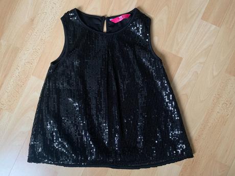 Slavnostní & ozdobné tílko s flitry y.d. vel. 134, 134