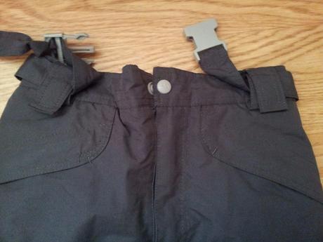 Tm.šedé lyžařské kalhoty, zn.trespass, vel.7-8let, 122