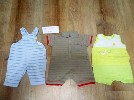 3 x overal/lacláče, next, matese, m, vel 56, next,56