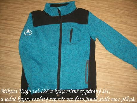 Mikina kugo vel.128, kugo,122