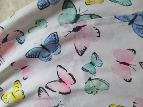 Motýlkové šaty, h&m,116