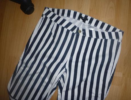 Opticky zeštíhlující kalhoty - vel.m-l, h&m,l