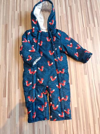 Zimní kombinéza s lišky 86 john lewis, john lewis,86