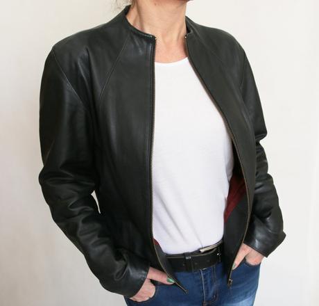 Kožená bunda marks & spencer vel.40, marks & spencer,l