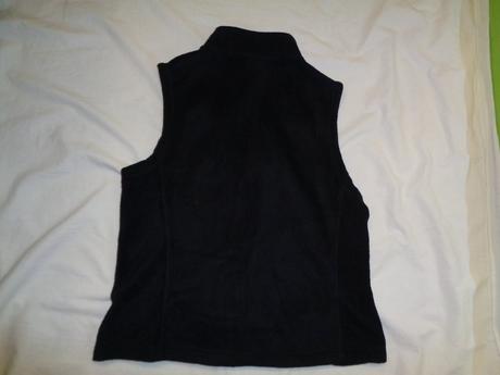 Černá flísová vesta, l
