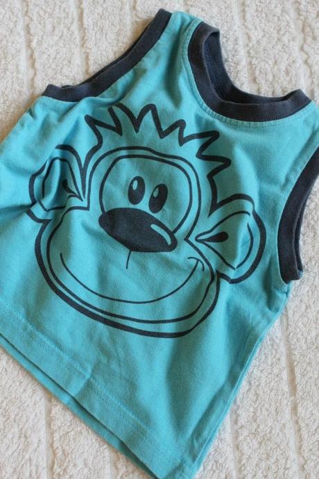 Tričko s opicí, next,74
