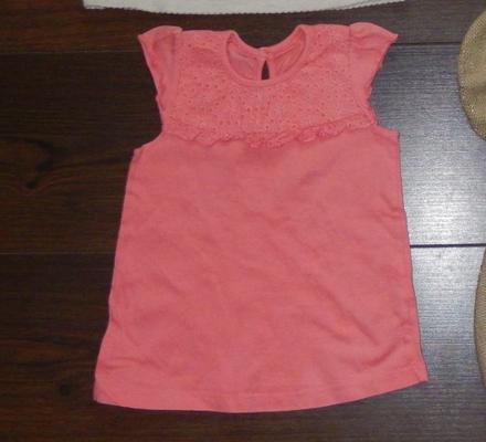 Top stav - delší tričko / tunika - vel.9-12m, h&m,80