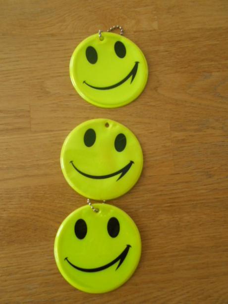Reflexní smajlíci 3 kusy,