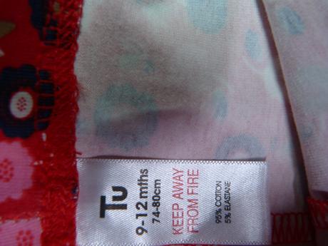 Tu drobně květované legíny vel.80, tu,80