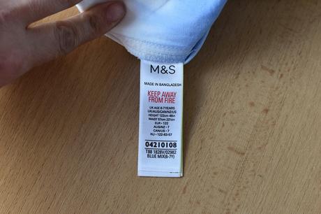 Kraťasy vel. 6 - 7 let, marks & spencer,122
