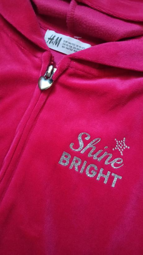 Sametová mikina hm, h&m,146