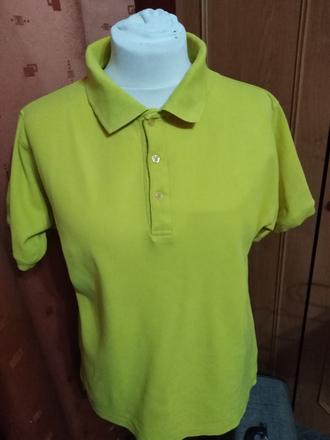 Pánské žluté triko s límečkem, xl