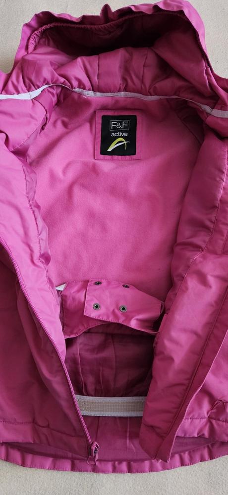 Dětský set zimní bunda a oteplovačky, vel.134/140, tcm,134