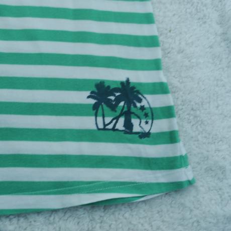 Bavlnene pruhovane saty zeleno-bile 140 alive, alive,140