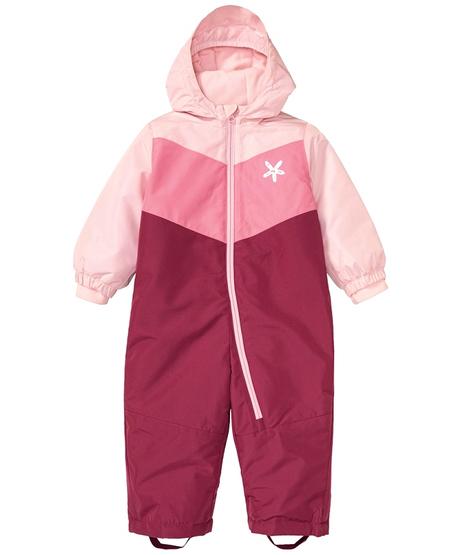 Zimní kombinéza růžová / vínová s fleecem vel. 98, lupilu,98