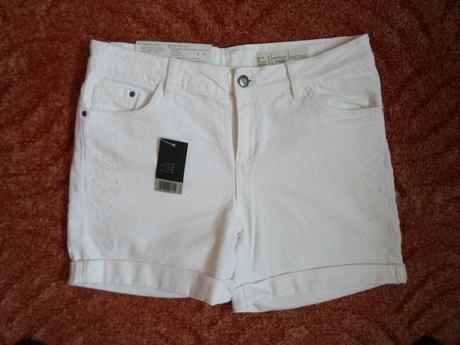 Bílé kraťasy kraťásky šortky, esmara,40